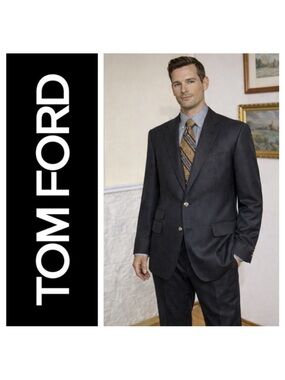 TOM FORD O’Connor Blue Sport Coat Silk & Mohair Fit Y